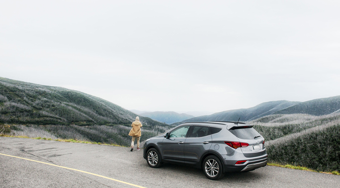 Santa Fe photographed by Michael Corridore for Hyundai