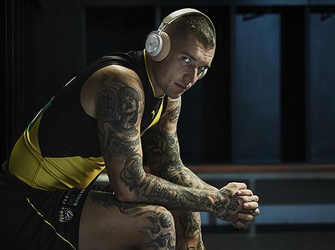 Dusty photographed by Chris Budgeon for Bang & Olufsen