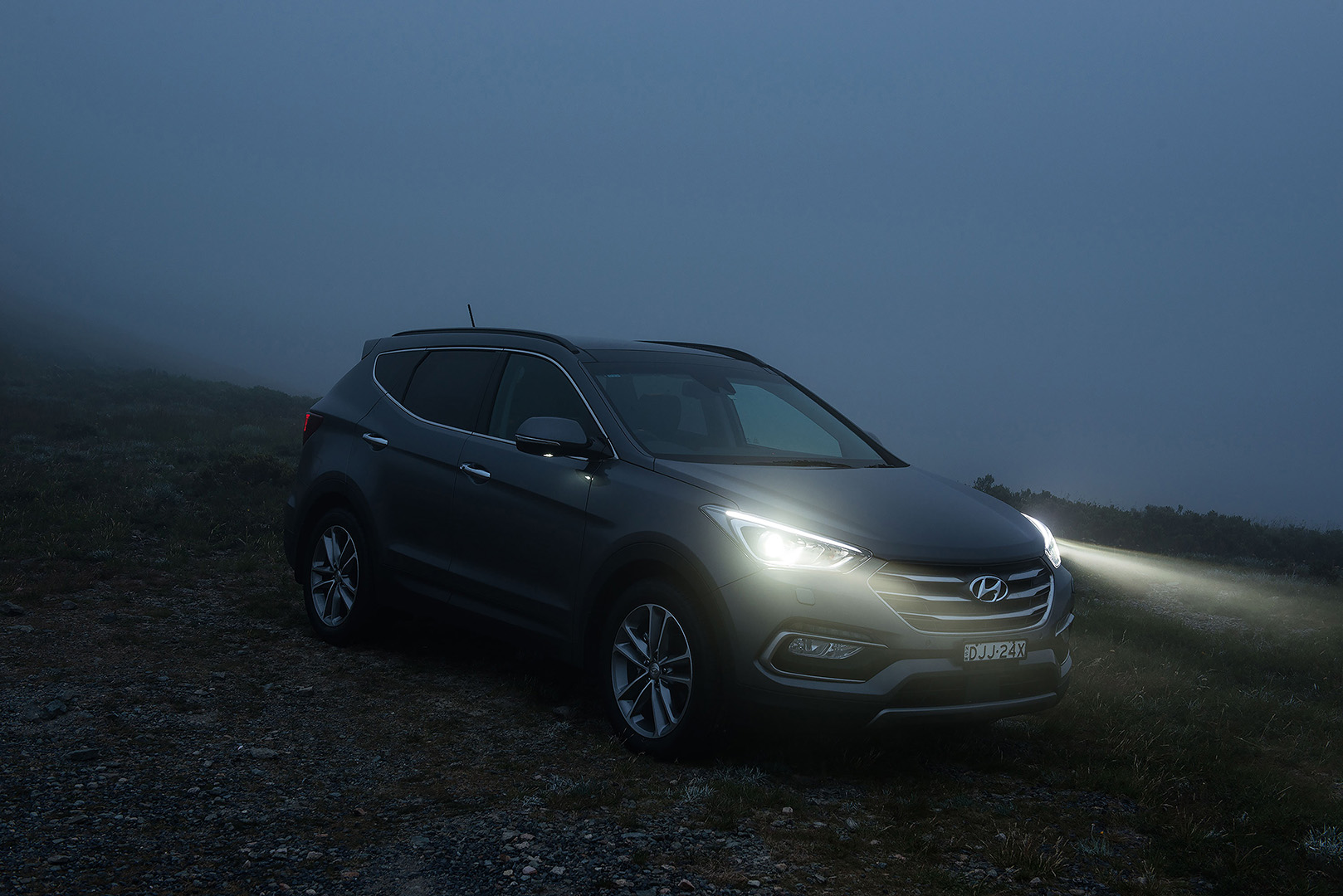 Santa Fe photographed by Michael Corridore for Hyundai