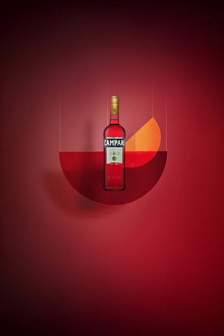 Red Nights photographed by Michael Corridore for Campari