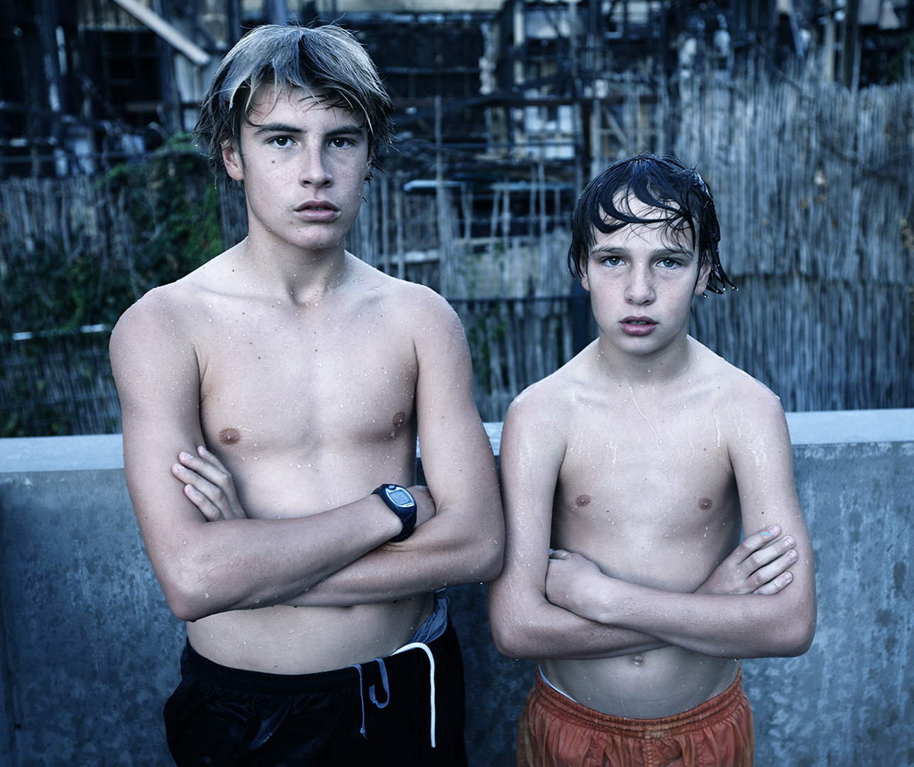 Jack and Monty photographed by Chris Budgeon