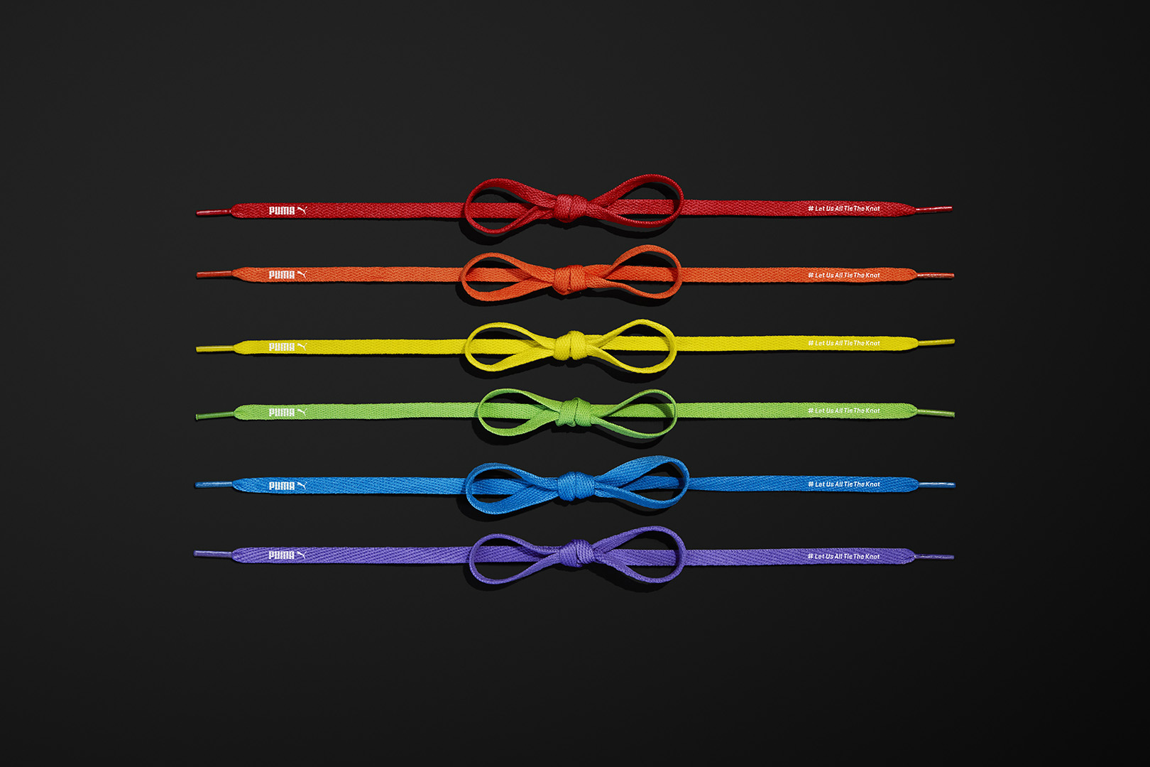 #LetUsAllTieTheKnot photographed by Romello Pereira for Puma Oceania